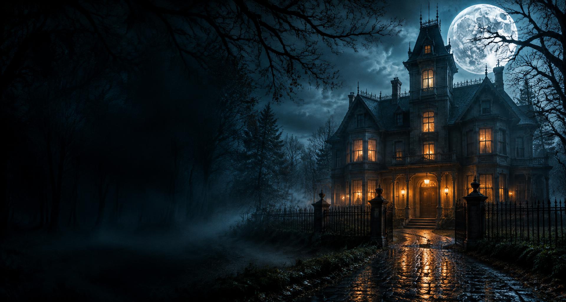 SkittleHouse under the full moon